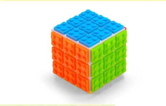 Hot Sale Super Cool 3x3x3 Magic Cube Building Blocks Bricks Base Toys 2 IN 1 Compatible with Legoed for Children Education Toy | Игрушки и