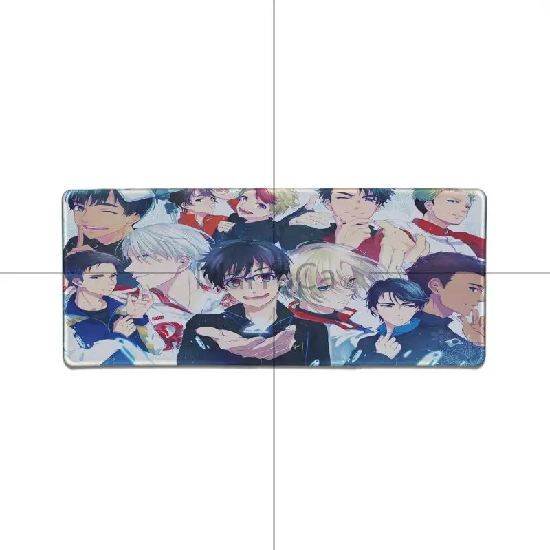 Игровой коврик для мыши Maiyaca Yuri on Ice с фиксирующим краем игровой стол ноутбук