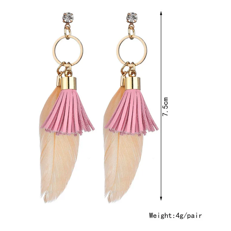 Новинка 2018 горячая Распродажа висячие серьги с кисточками винтажные длинные и