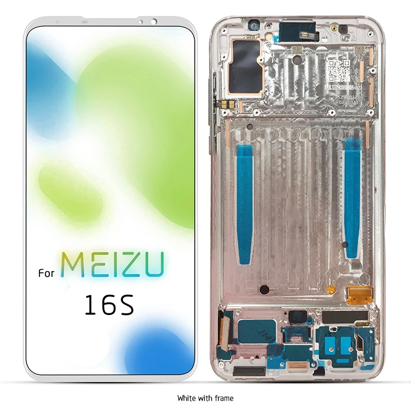 Для 6," Meizu 16 S 16 S ЖК-экран+ Сенсорная панель дигитайзер для Meizu 16 S AMOLED ЖК-дисплей
