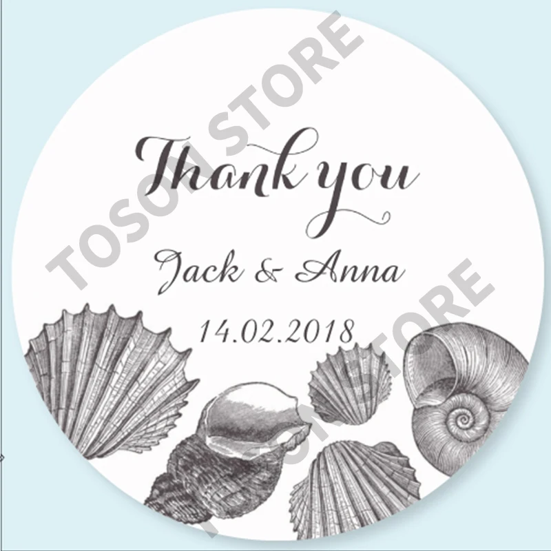 100, Silver laser Customized text logo, Wedding Stickers, Invitations Seals, Candy Favors Gift Boxes Labels, On White Adhesive