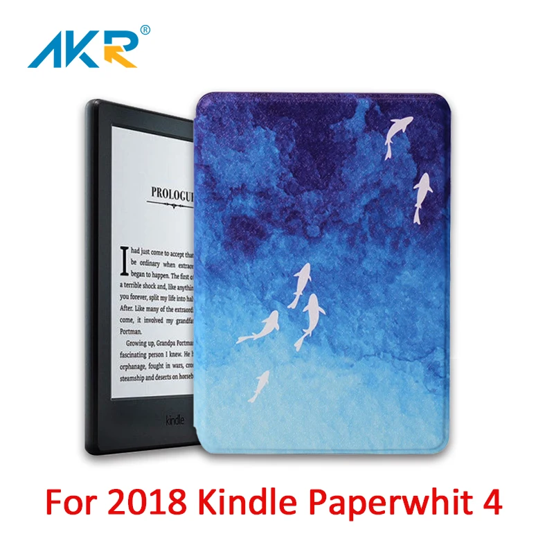 Чехол для 2018 Kindle Paperwhite 4 Новый 6 дюймов PU защитный чехол планшета функция
