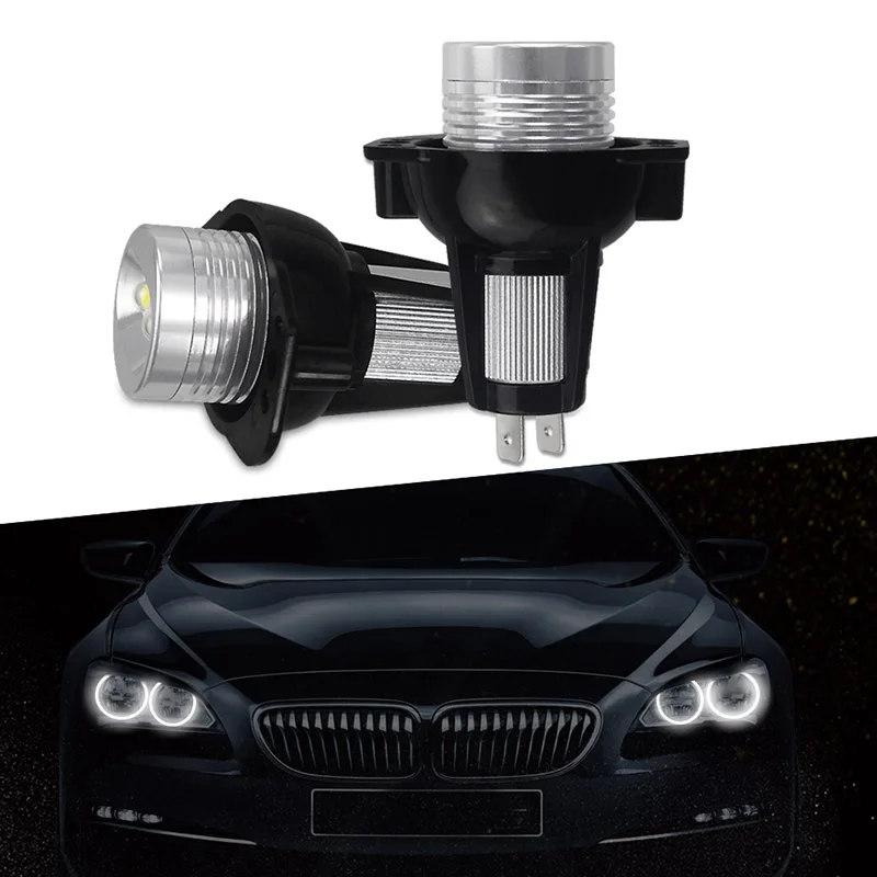 

2018 1Pair 6W 6000K 900LM LED Angel Eyes Light Bulb Fog Bulb for BMW E90 E91 CSL88