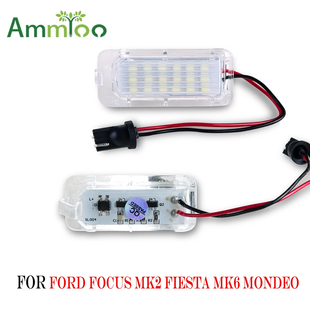 Ламсветильник AmmToo для номерного знака хэтчбека FORD Focus MK2 фара MK3 Fiesta MK6 Mondeo MK4 S Max MK1