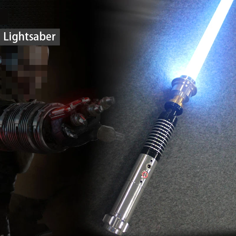 Светильник LUKE 100 см, металлический меч, игрушка Jedi Sith Luke, светильник saber Force FX, тяжелый, перезаряжаемый, меняющий цвет, звук