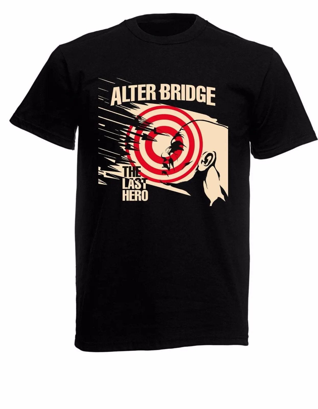 Alter Bridge Последний герой черный Новый футболка Fruit of The Loom все размеры 100% хлопок