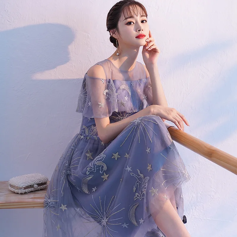 Вышитое серое элегантное сексуальное китайское женское платье Чонсам Vestidos Chinos восточные свадебные платья вечерние платья Размер S-XXXL