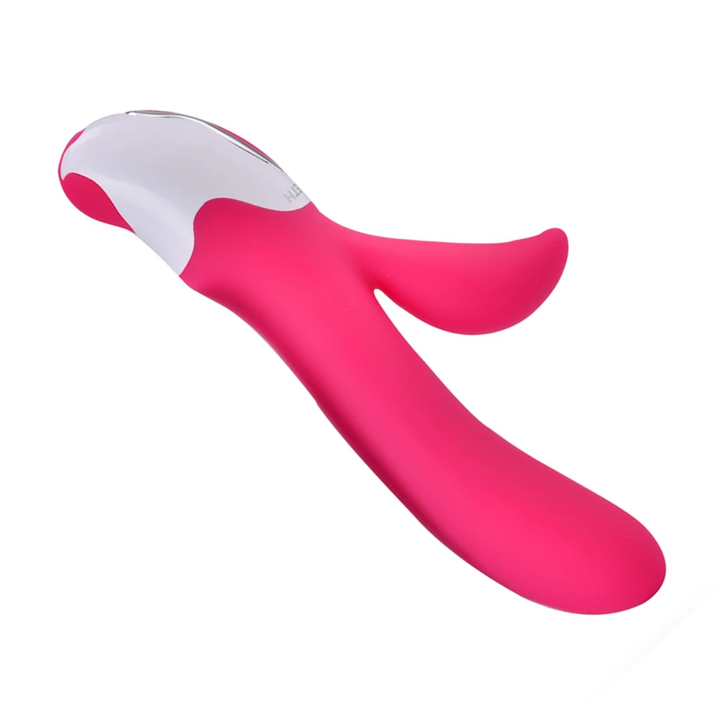 MwOiiOwM Heating Dual Vibrator Silicone 18 Speeds Adult Sex Toys for Woman Clitoris Stimulate G Spot Dildo Vibrating Masturbator | Красота и