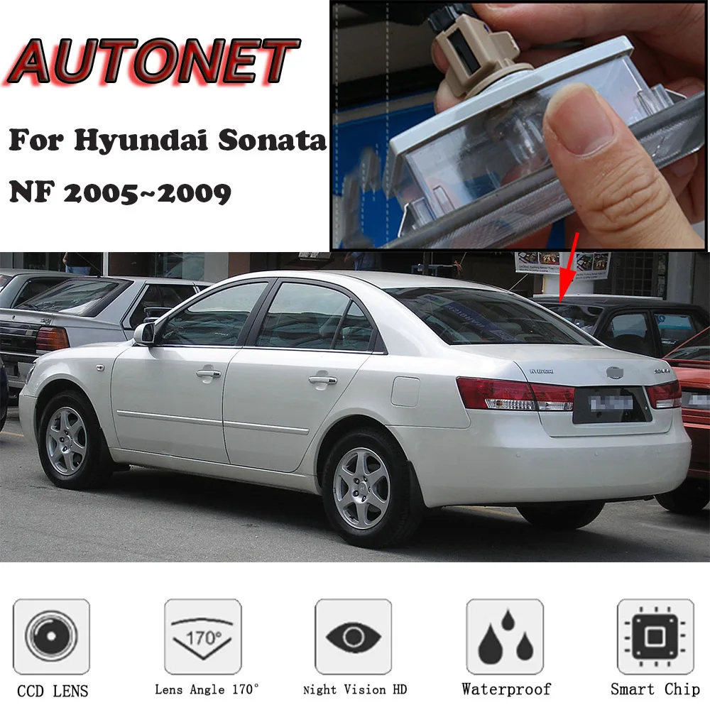 Камера заднего вида для Hyundai Sonata NF 2005 ~ 2009 MK5 CCD/номерной знак|Камеры авто| |