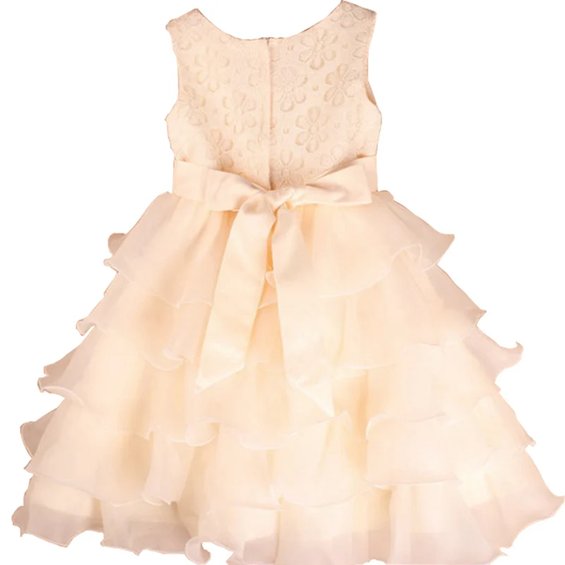 Новогоднее платье без рукавов для девочек детские Платья с цветочным принтом