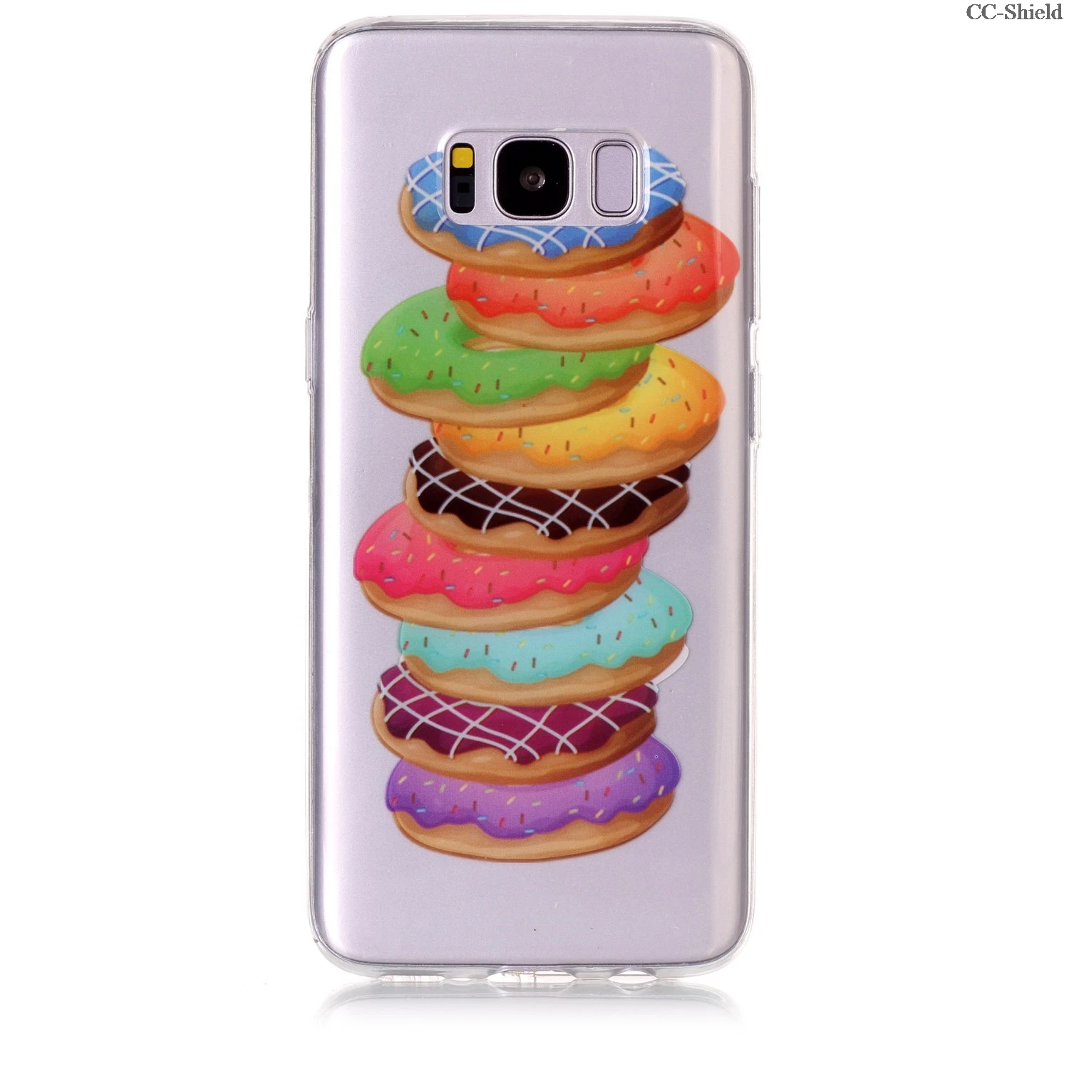 Мягкий ТПУ чехол для Samsung Galaxy S8 S 8 Plus S8Plus + G955F G955FD SM-G955F SM-G955FD прозрачный силиконовый