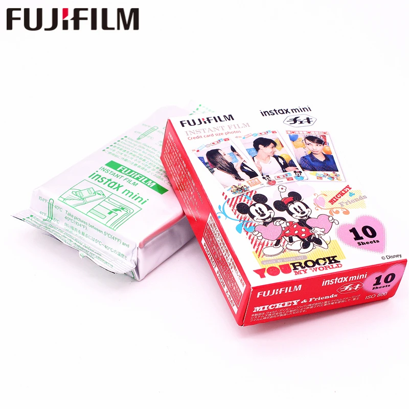 Fujifilm Instax Mini 8 пленка Микки и друзья фотобумага 10 листов для Fuji Instant 11 9 25 70 90 камера