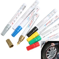 8 color markers white waterproof rubber permanent paint marker pen car tyre tread environmental tire painting free shipping