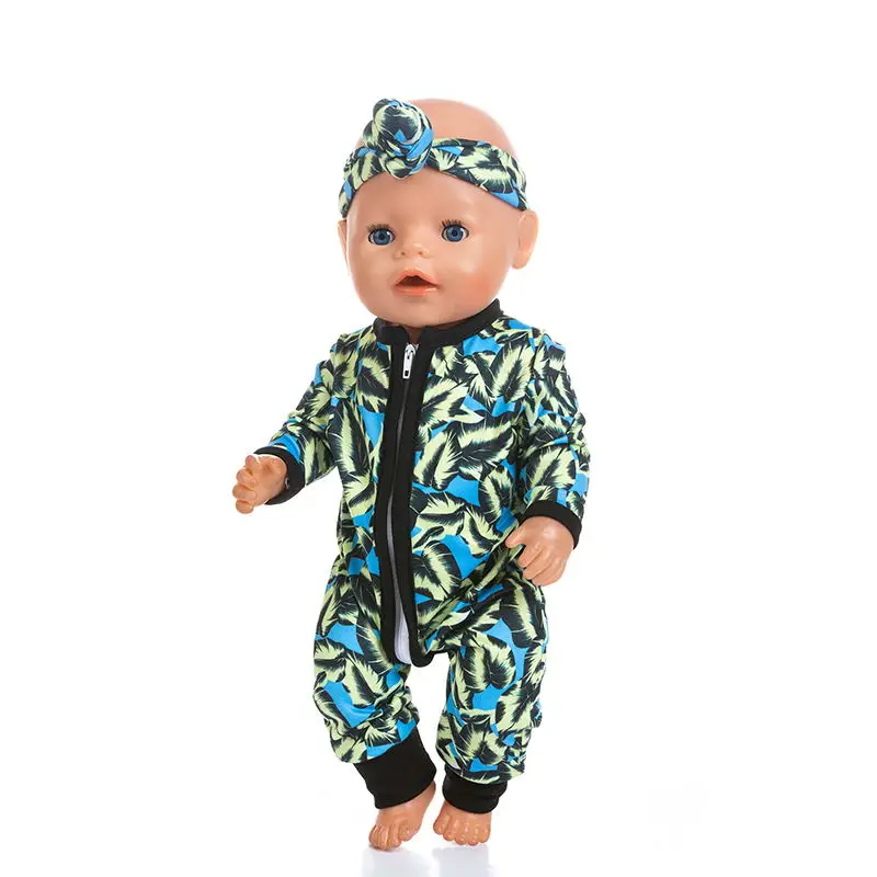 s5 Новые комбинезоны подходят для 43 см Baby Doll 17 дюймов Born Doll Одежда - Цвет: s5