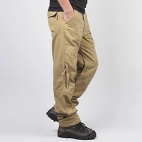 new fashion men tactical cargo pants with side zipper pocket military style loose baggy harem hip joggers outwear trousers big