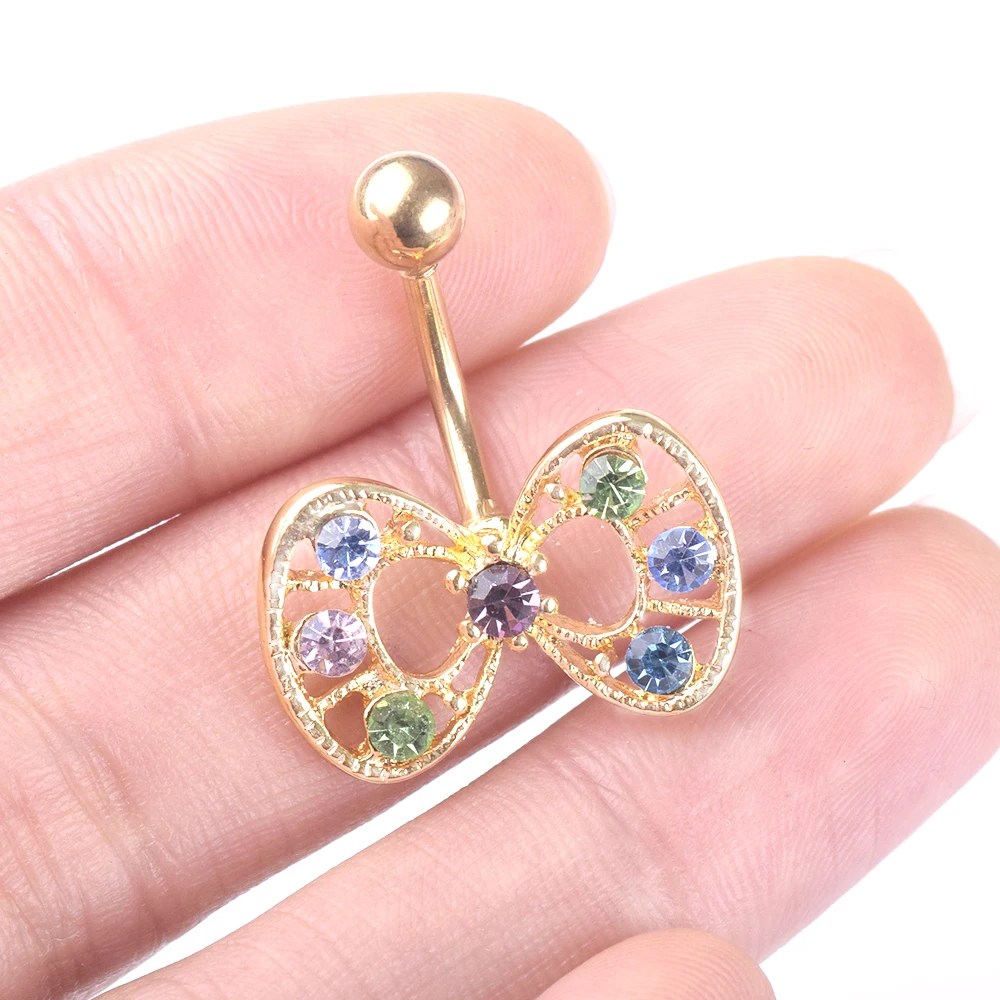 Модный чехол с бабочкой сережка для пирсинга пупка адвокатского сословия