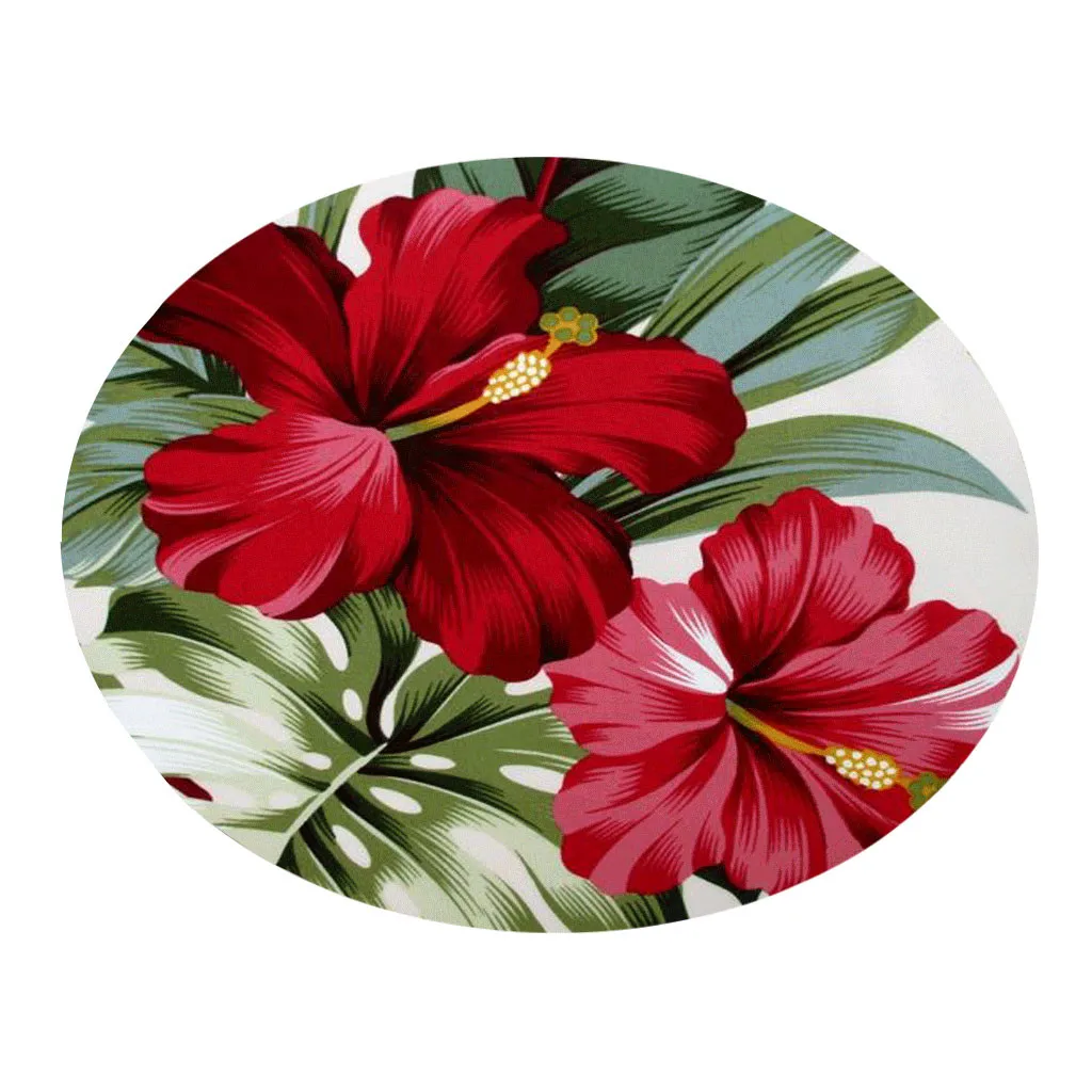ISHOWTIENDA ванная комната креативный коврик Botany элементы одеяло круглый коврик коврики Товары для ванной 60 см