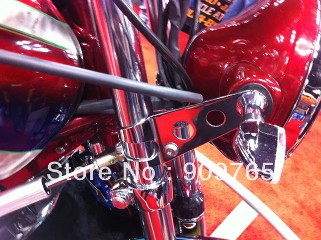Пара хромированных креплений для фар вилка уши мотоциклетный поплавок Cafe Racer 28