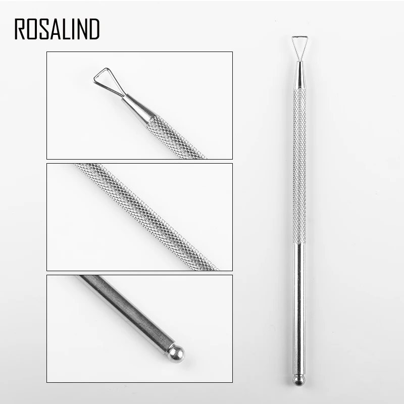 Толкатель для кутикулы ROSALIND 1 шт. ручка удаления инструмент маникюра УФ-гель
