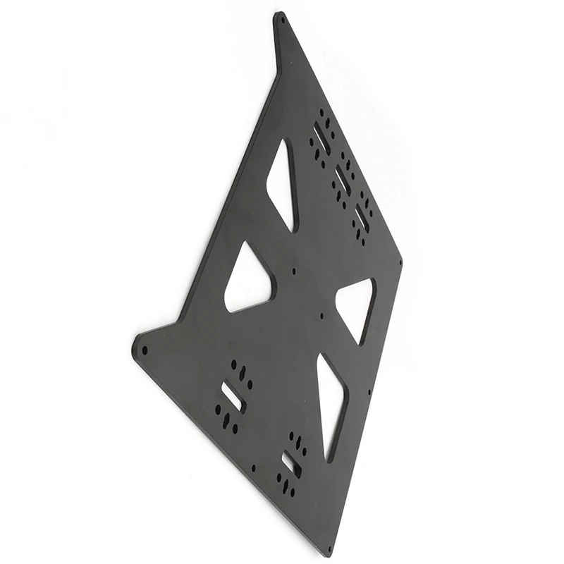 Черная Алюминиевая анодированная пластина Y Carriage Upgrade V2 Prusa I3 Hot Bed Support Plate для Diy 3D