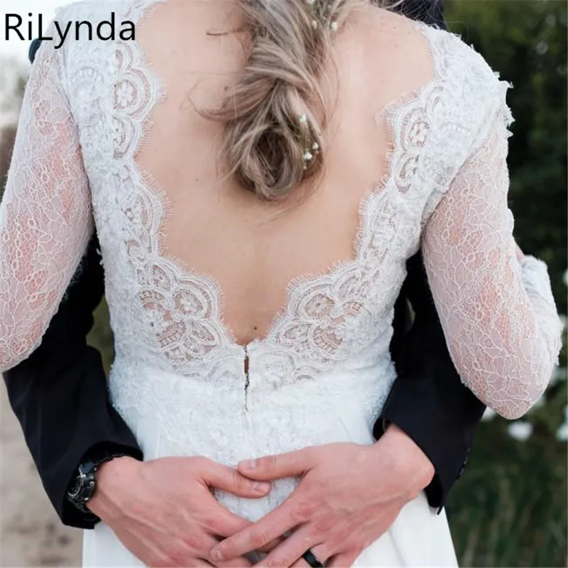 Женское длинное платье с открытой спиной белое пляжное свадебное кружевной