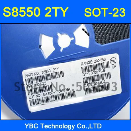 

Бесплатная доставка 200 шт./лот SMD S8550 2TY S85502TY триодный транзистор SOT-23