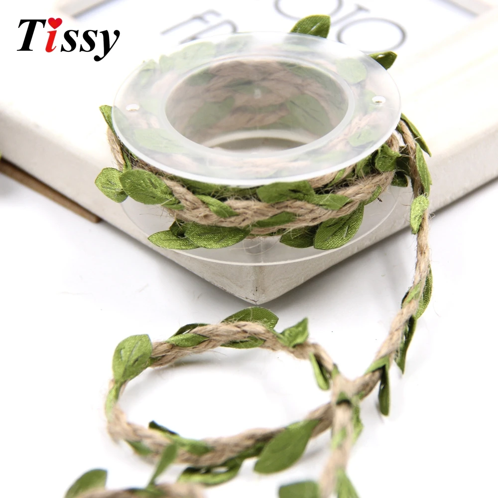 2 м DIY искусственные листья шпагат с листьями шелковые листья цветочные гирлянды домашний сад/Свадебная вечеринка Декоративные искусственные цветы