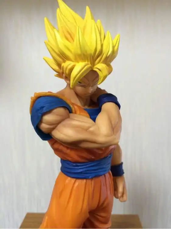 Новая горячая распродажа ROS Dragon Ball Z Вегета Son Goku Kakarotto Супер saiyan 22 см ПВХ подарок
