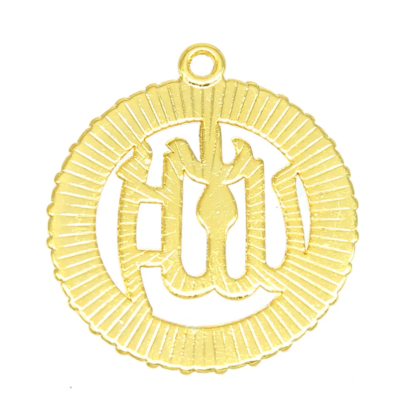 3 шт. в форме солнца Аравийский Женский Золотой Мусульманский Исламский Бог ала