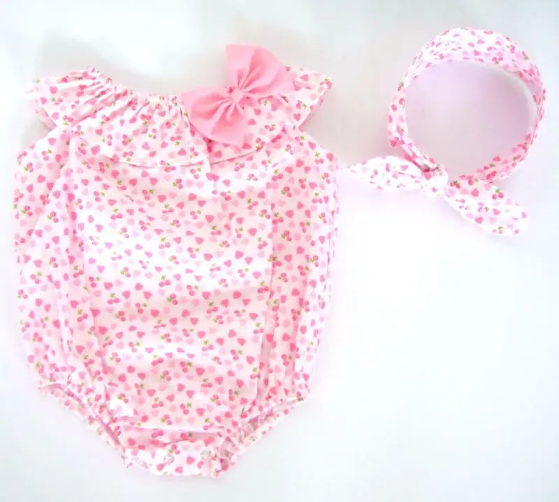 Повязка на голову в стиле бохо с цветочным принтом|baby rompers|bubble romperfloral baby romper |