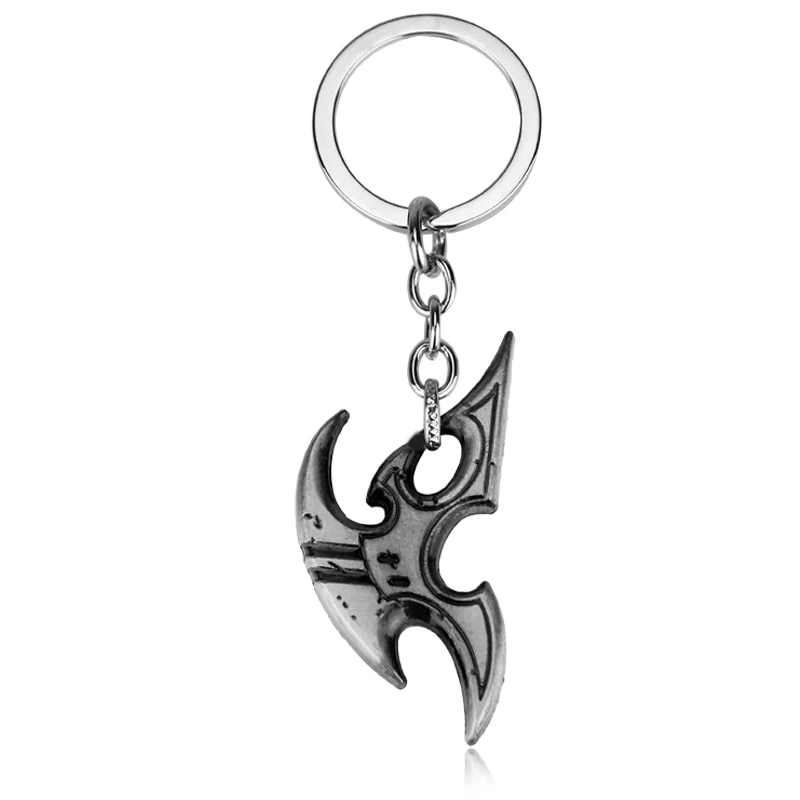 Черный Популярная игра Blizzard StarCraft 2 брелок protoss Dota 2 металлический подвесной брелок модный автомобильный брелок для ключей классный подарок - Цвет: Черный