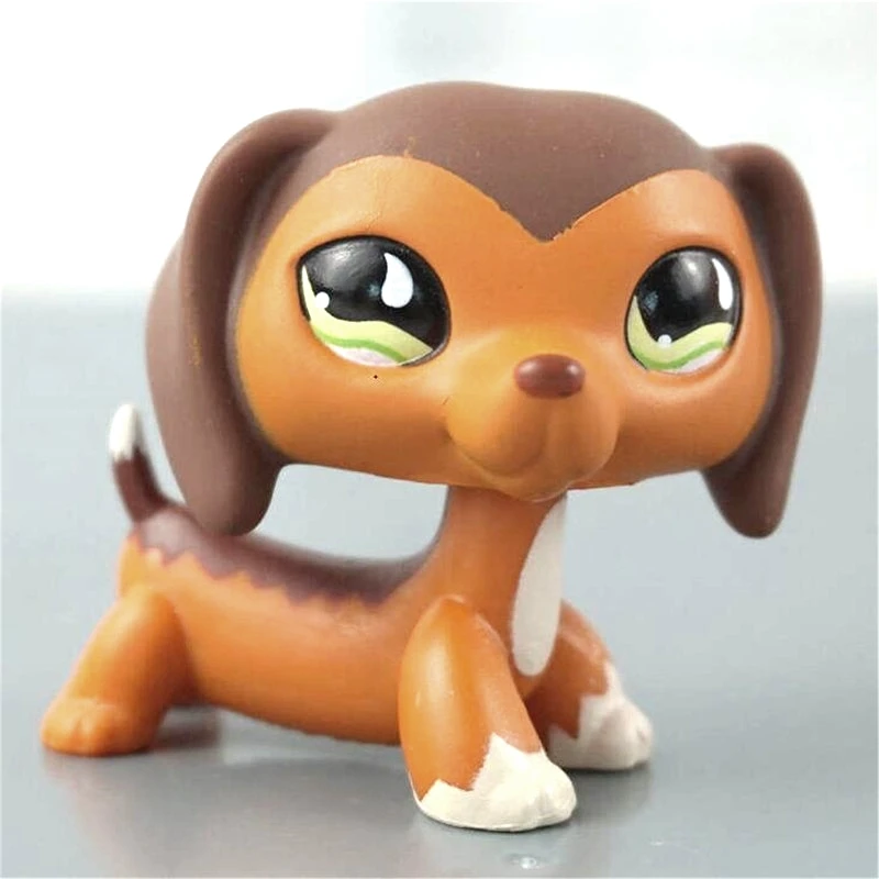 Игрушки для домашних животных LPS кошка с короткой шерстью розовый черный Табби