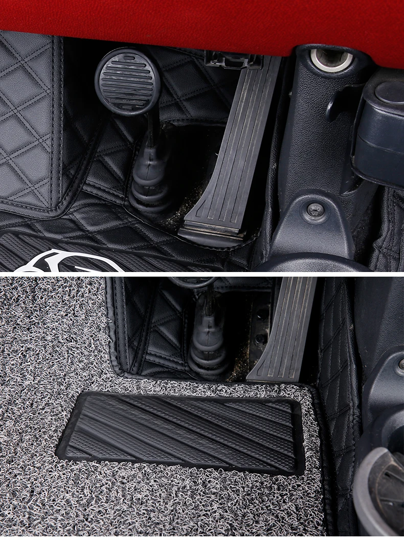 Lsrtw2017 волокна кожи салона автомобиля коврик ковер для smart fortwo 2008 2009 2010 2011 2012 2013