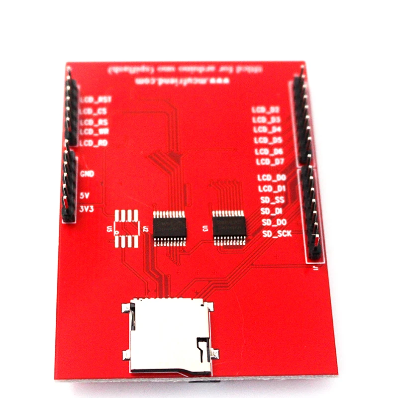 Красная 2 4 дюймовая TFT сенсорная панель жк дисплей CCL щит ILI9341 для Arduino UNO ZH6