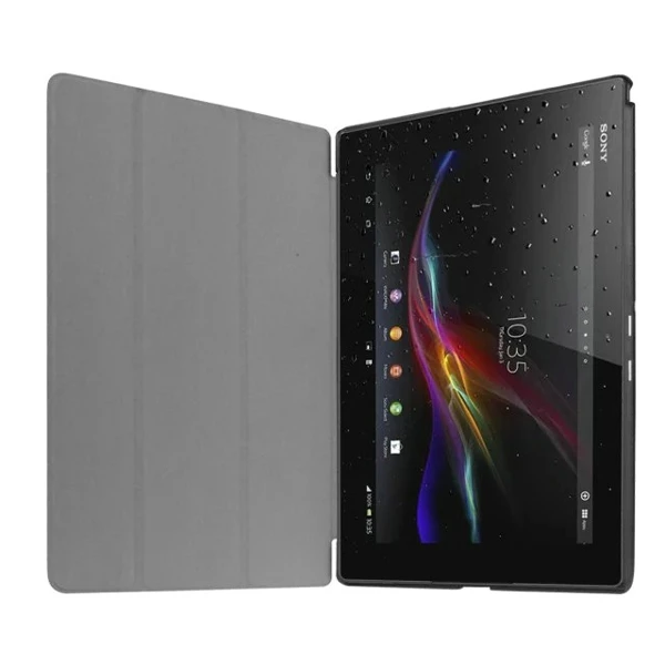 Ultra Slim Magnetic Folio Stand Leather Case Smart Cover +2x Films +1x Stylus For Sony Xperia Z4 Tablet 10.1 SGP771 SGP712 | Компьютеры и