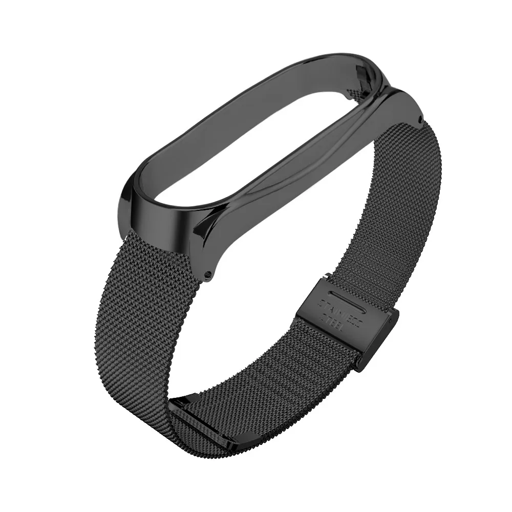 Магнитный Роскошный ремешок из нержавеющей стали для Xiaomi mi 3 стильные металлические браслеты на xaomi xiomi Xiao mi Band Band3