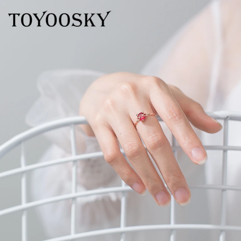 Милые кольца из стерлингового серебра 925 пробы для женщин кольцо с кошачьими