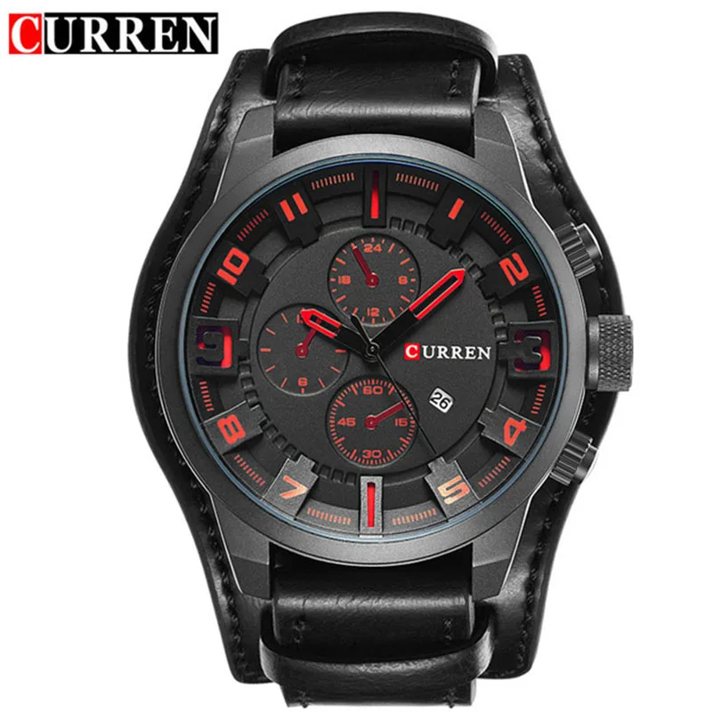 CURREN 8225 часы мужской роскошный бренд часов Аналоговые мужские военные Reloj Hombre Whatch