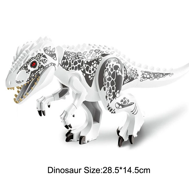 Совместимый мир Юрского Периода Динозавры игрушки T-Rex строительные блоки кирпичи игрушки для детей