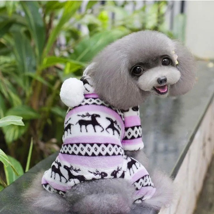 1PC New Stylish Pet Dog Warm Clothes Puppy Jumpsuit Hoodie Coat Doggy Apparel pet supplies vestiti inverno cane #XTT | Дом и сад