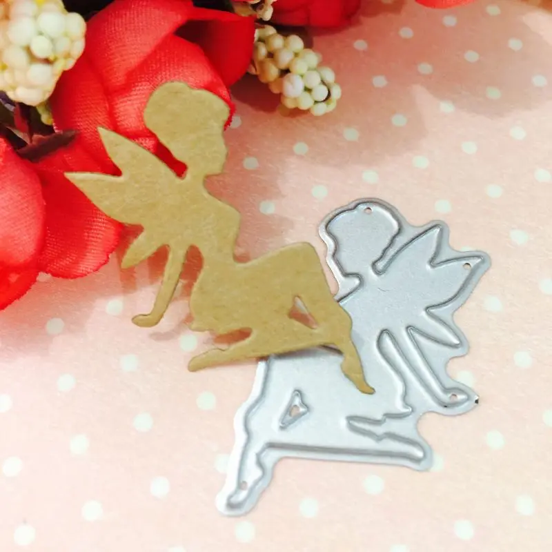 

Fairy Metal Cutting Dies Stencil DIY Scrapbooking Album Stamp Paper Card Embossing Crafts Decor