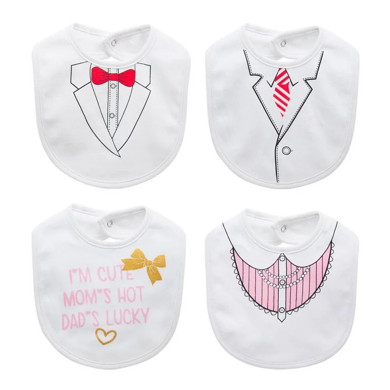 Детские нагрудники бандана, хлопок, высокое качество, Babadores Para Bebe, детское слюнявчик, полотенце для мальчиков и девочек, KF535-1