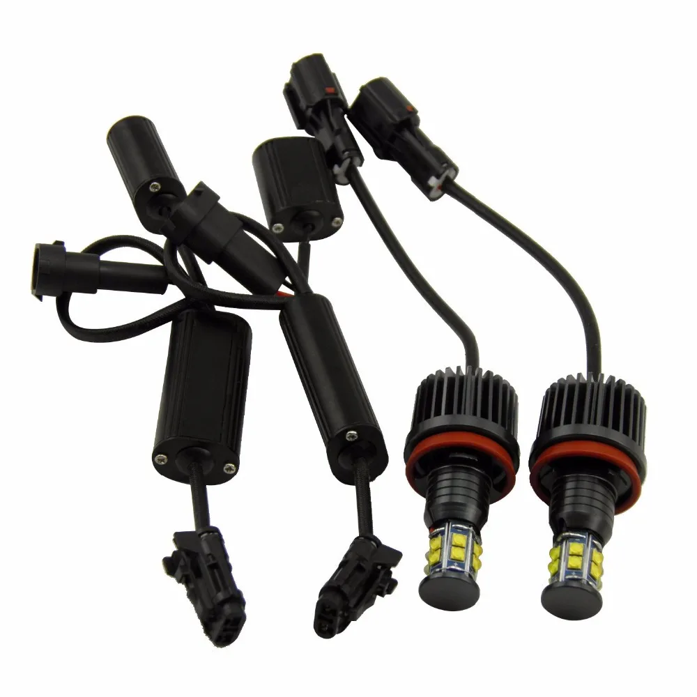2x Super Bright White Blue Amber Red 120W H8 CREE XBD Chip LED Angel Eye Halo Markeer Light For Bmw E92 E93 3s 2007-2012 Canbus |