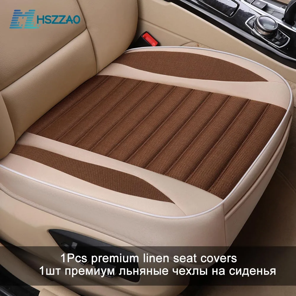 1pcs Brown Всесезонный чехол для сиденья автомобиля, подушка для сиденья автомобиля vw passat b5 golf tiguan, Mercedes Benz C200 E260 GLK ML, автомобильный стиль - Название цвета: 1pcs Brown