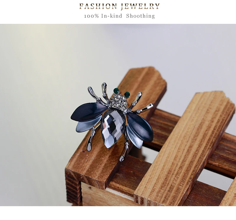 Насекомых Мода Воротник Аксессуары коралловые Броши вечерние Bijoux Для женщин pins