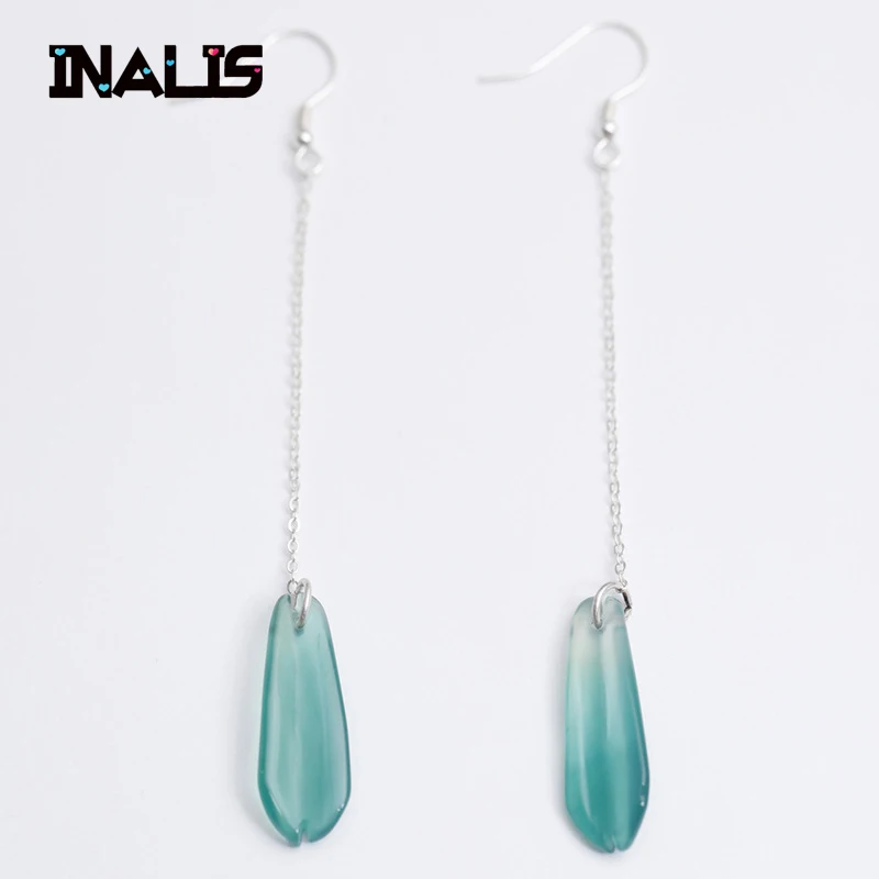 INALIS новинка Простой Уникальный дизайн длинная цепочка ушной крючок S925