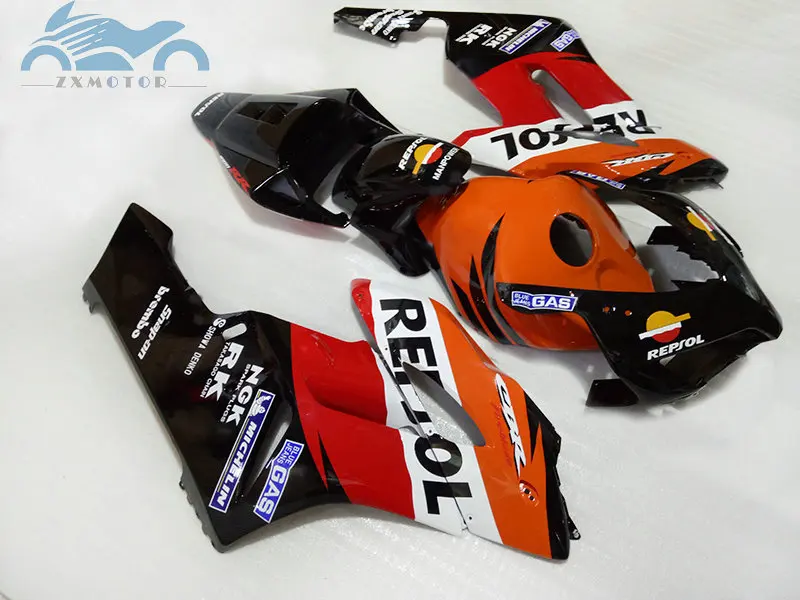 100% Обтекатели для литья под давлением 2004 2005 CBR 1000 RR желто-черные CBR1000RR 04 05 ремонта