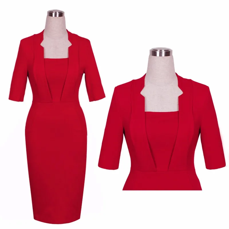 Новинка, Vestido, модные женские тропические винтажные деловые платья, облегающее платье-футляр, платье-туника, платье E693
