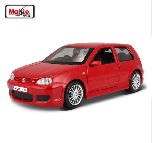 Maisto 1/24 Гольф MK4 R32 литой брелок для автомобильных ключей модель классического
