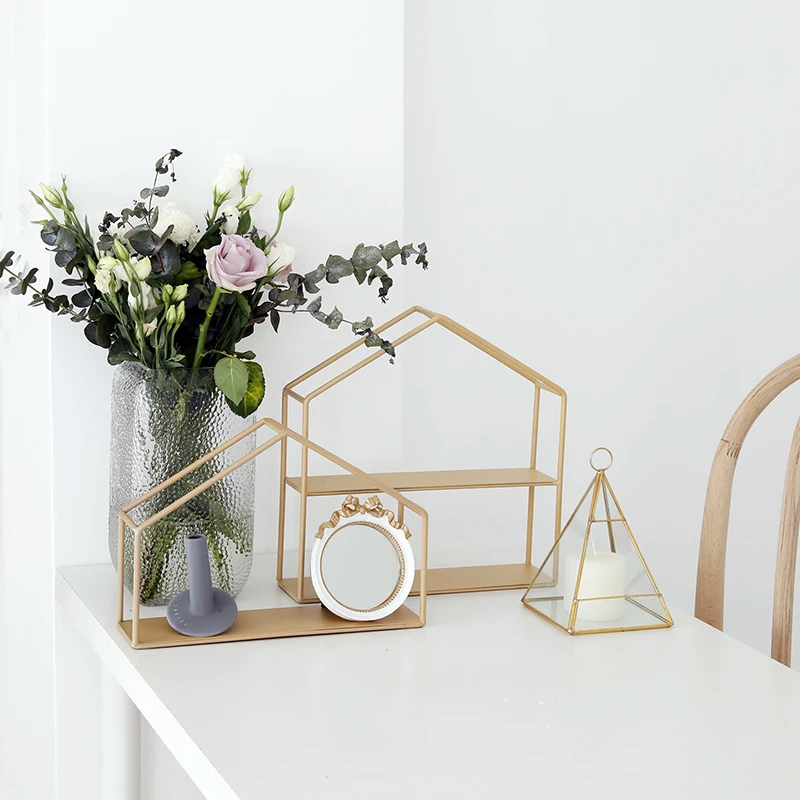 Стеллажи для украшения торта в форме домика цвета шампанского | Дом и сад